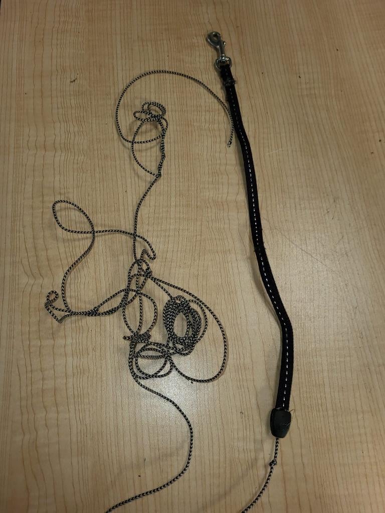 hondenketting hondenriem, Dieren en Toebehoren, Hondenriemen, Ophalen of Verzenden, Zo goed als nieuw, Hondenriem