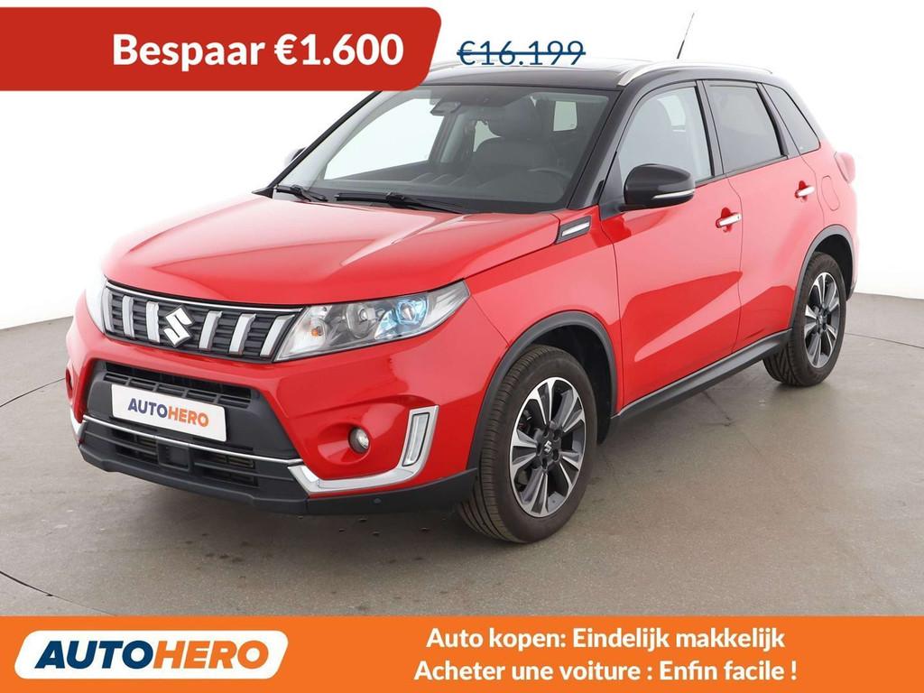 Suzuki Vitara 1.4 BoosterJet Comfort + 4x4 (bj 2019), Auto's, Automaat, Gebruikt, USB, https://public.car-pass.be/vhr/6d8ad3ac-cc3e-4146-a1ac-72a49408eec9