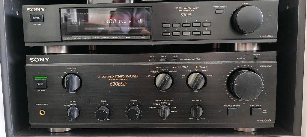 Sony ES serie-versterker en tuner, Audio, Tv en Foto, Versterkers en Ontvangers, Ophalen, Zo goed als nieuw, 60 tot 120 watt, Sony