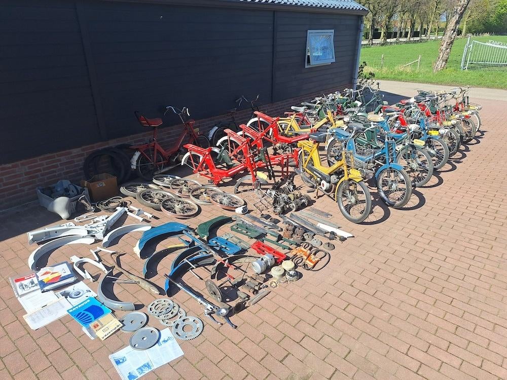 Te koop partij Berini oldtimer bromfiets brommer 49cc 2-takt, Ophalen