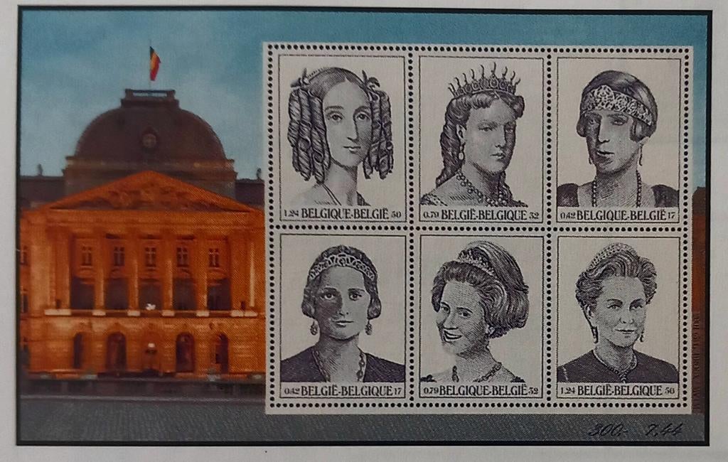 2001 De eerste 6 Belgische koninginnen MNH **, Postzegels en Munten, Postzegels | Europa | België, Verzenden, Orginele gom, Postfris