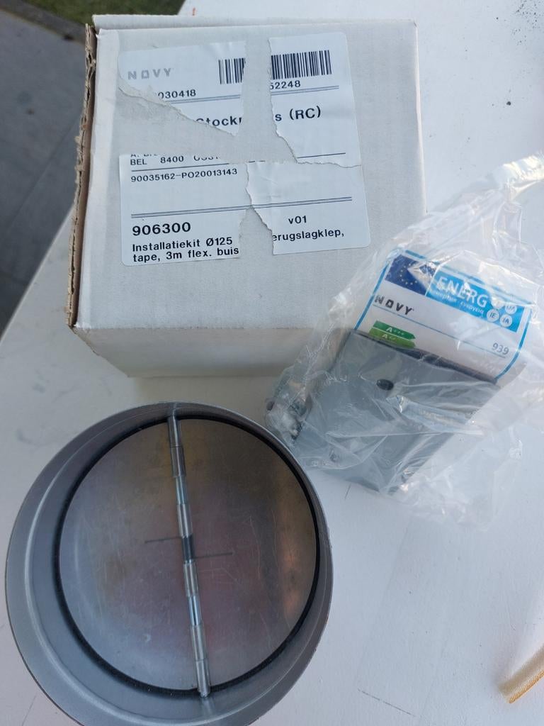 Mechanis terugslagklep NOVY 125mm, Doe-het-zelf en Bouw, Ophalen