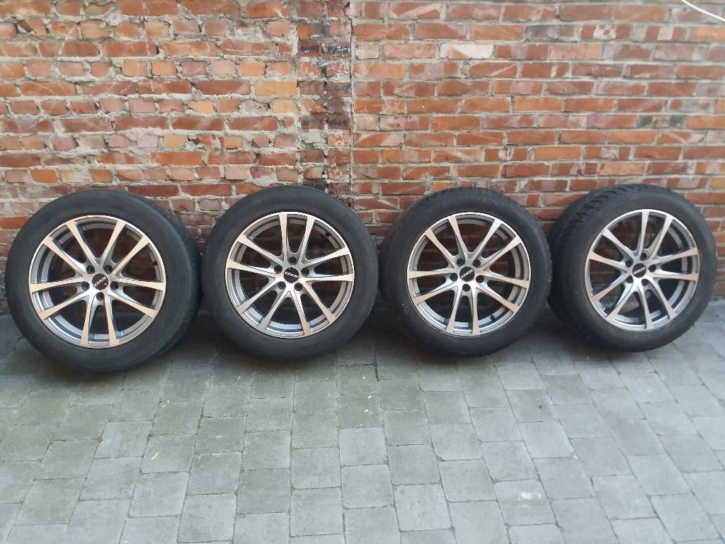 Velgen Met Banden DXS  205/55 R16   6 - 7 mm., Auto-onderdelen, Banden en Velgen, Ophalen, Gebruikt, 16 inch, 205 mm