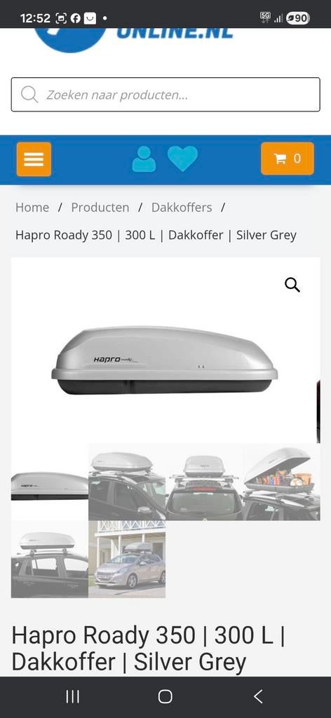 Harpo dakkoffer, Auto diversen, Dakkoffers, Ophalen