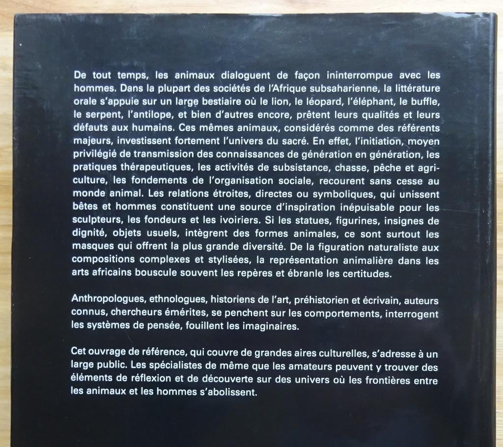Animal, dans les arts d'Afrique, Musée Dapper, Paris, 2007, Enlèvement ou Envoi, Comme neuf, Sculpture