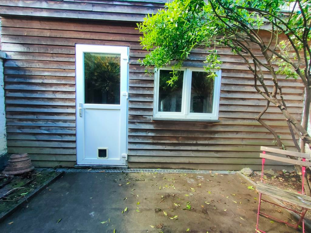 Lot bardage,porte & fenêtre double vitrage PVC, Bricolage & Construction, Châssis & Portes coulissantes, Enlèvement