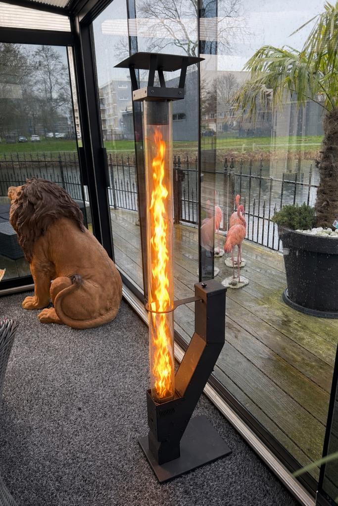 Palletkachel Verandaheater, Ophalen of Verzenden, Zo goed als nieuw