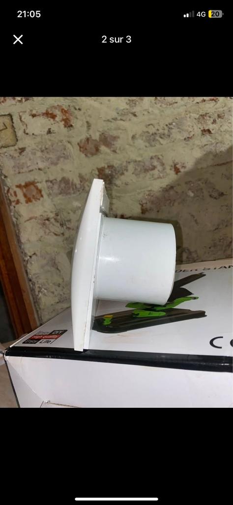 S&P Silent 100, Bricolage & Construction, Ventilation & Extraction, Comme neuf, Enlèvement