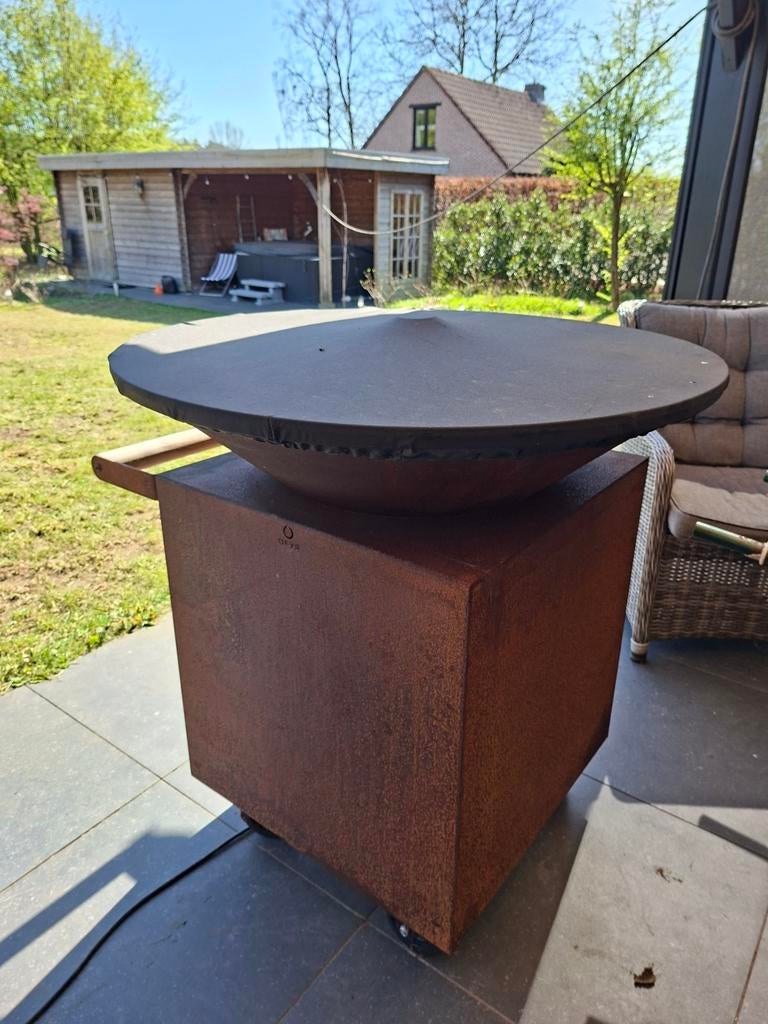 Ofyr classic corten 100 PRO BBQ, Tuin en Terras, Ophalen