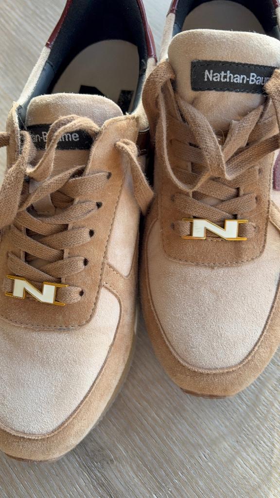 Damesschoenen Nathan Baume maat 38, Beige, Dansschoenen, Ophalen of Verzenden, Zo goed als nieuw