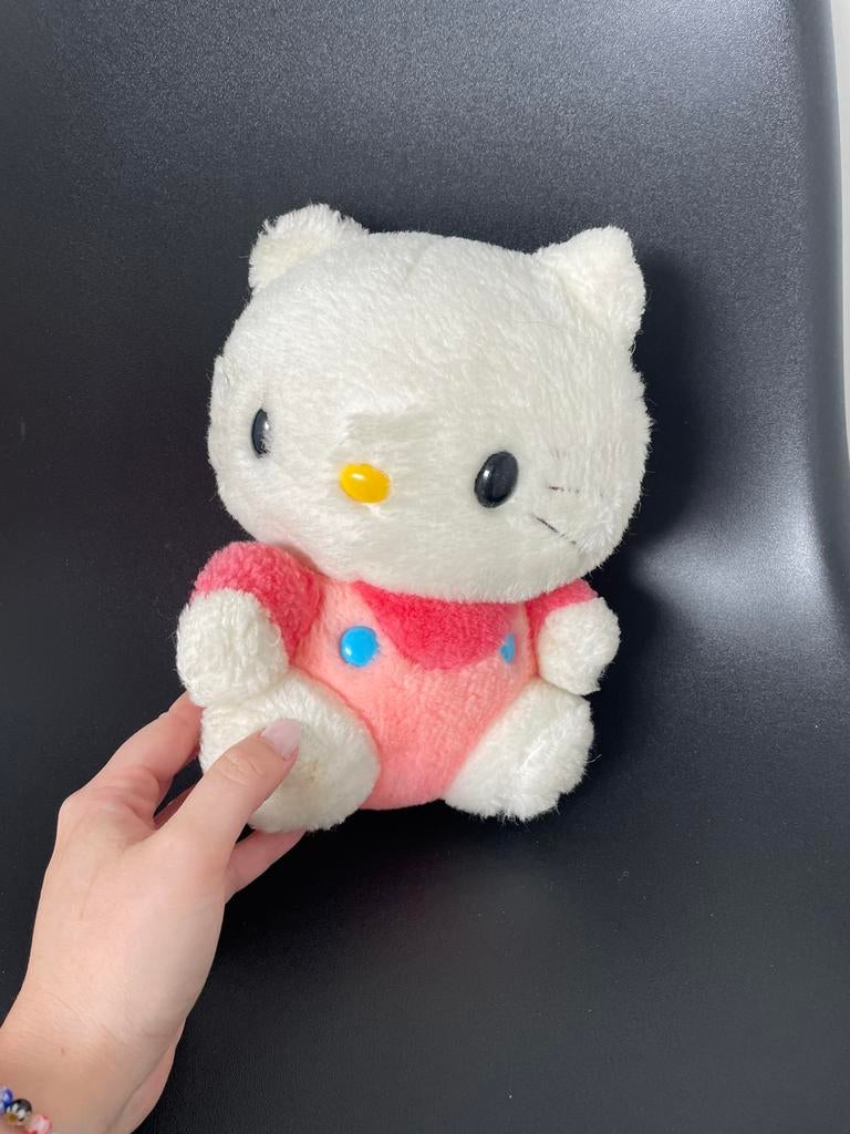 Hello Kitty knuffel, Ophalen of Verzenden, Zo goed als nieuw, Hello Kitty, Wit