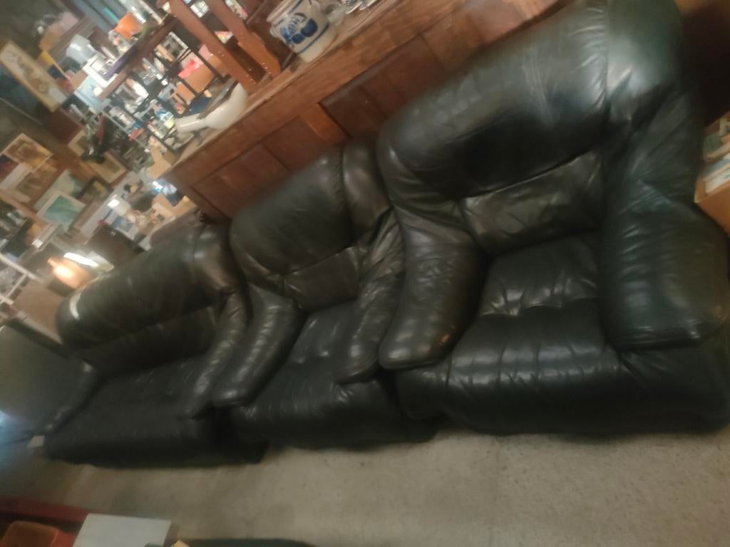 Salon cuir, Enlèvement, Utilisé, Cuir