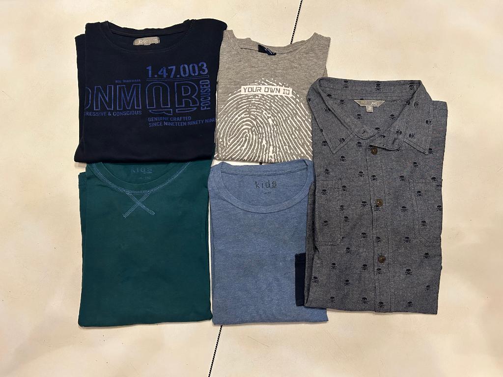 Pakket LONGSLEEVES + 1 HEMD - maat 146/152, Kinderen en Baby's, Ophalen of Verzenden, Maat 146