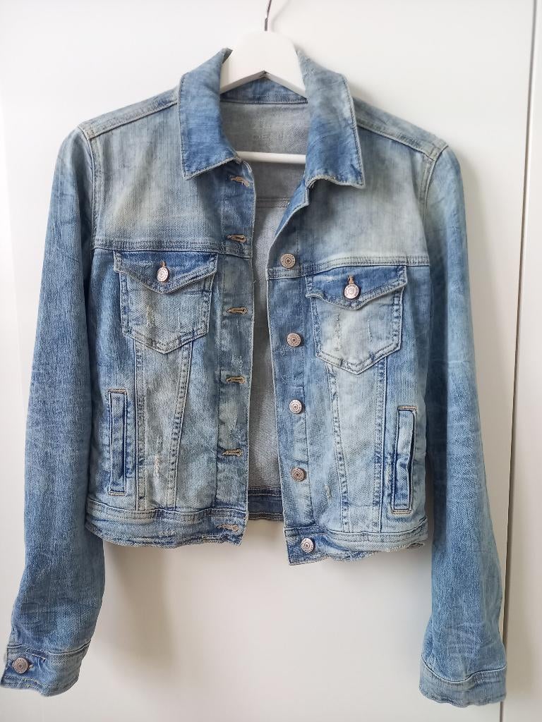 TRENDY JEANSVEST/JAS - PERFECTE STAAT, Zara, Enlèvement ou Envoi, Porté, Taille 36 (S)