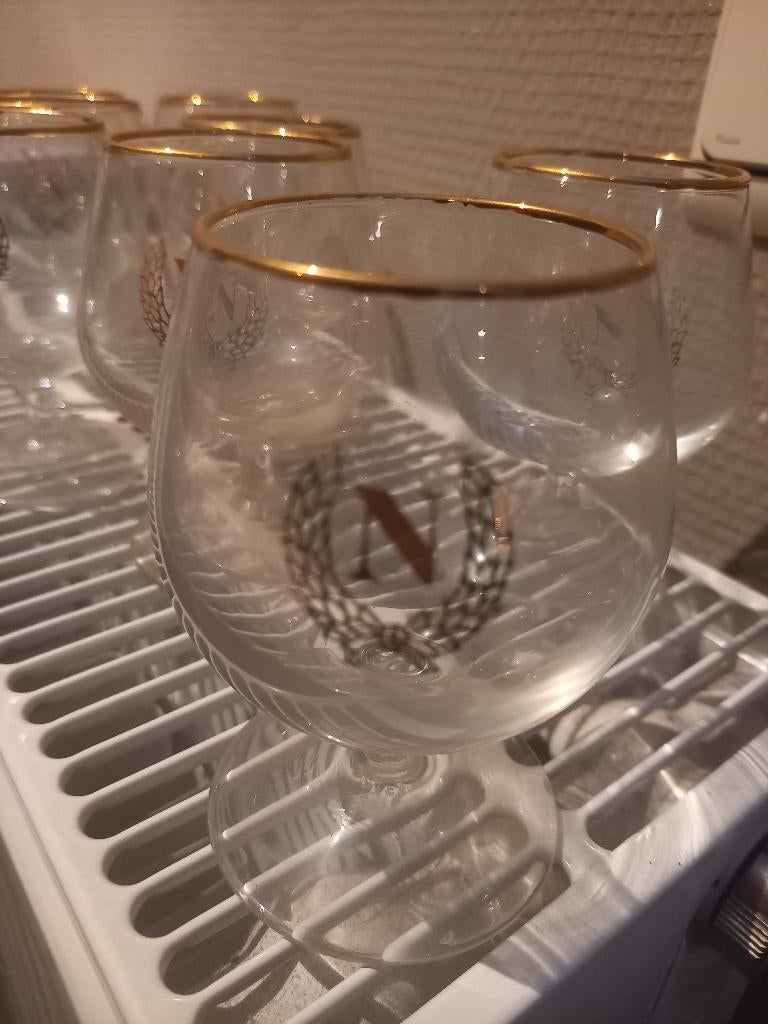 9 lunettes Napoléon sur un pied, Enlèvement ou Envoi, Comme neuf, Verre, Verre ou Verres