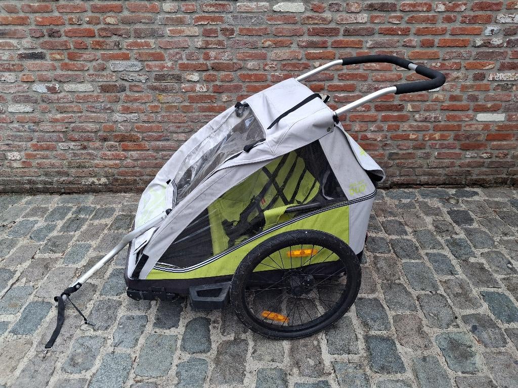 Fietskar XLC duo², Fietsen en Brommers, Fietsaccessoires | Aanhangwagens en Karren, Ophalen, Gebruikt, Kinderkar, 40 tot 60 kg