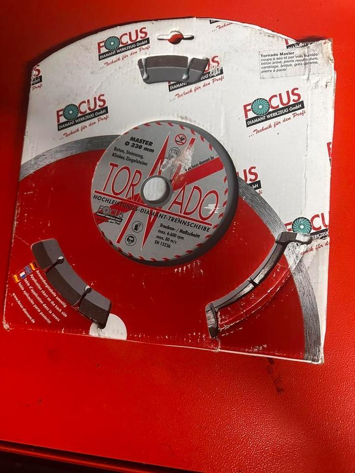 Tornado diamantschijf, Ophalen, Nieuw