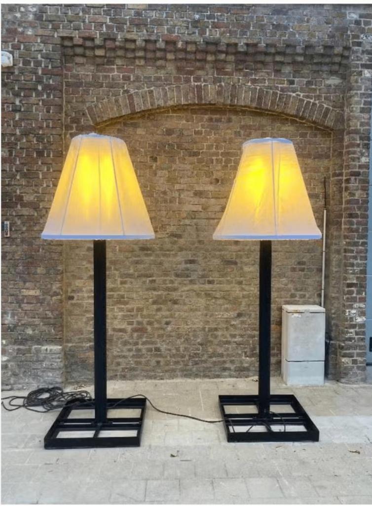 lampes de jardin XXXXL design, éclairage extérieur,, Jardin & Terrasse, Éclairage extérieur, Acier, Enlèvement