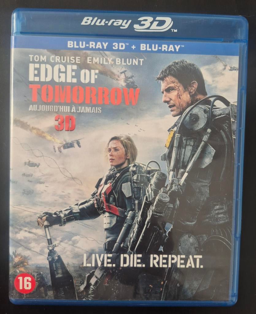 Edge of Tomorrow 3D Blu-ray (Tom Cruise,...), Ophalen of Verzenden