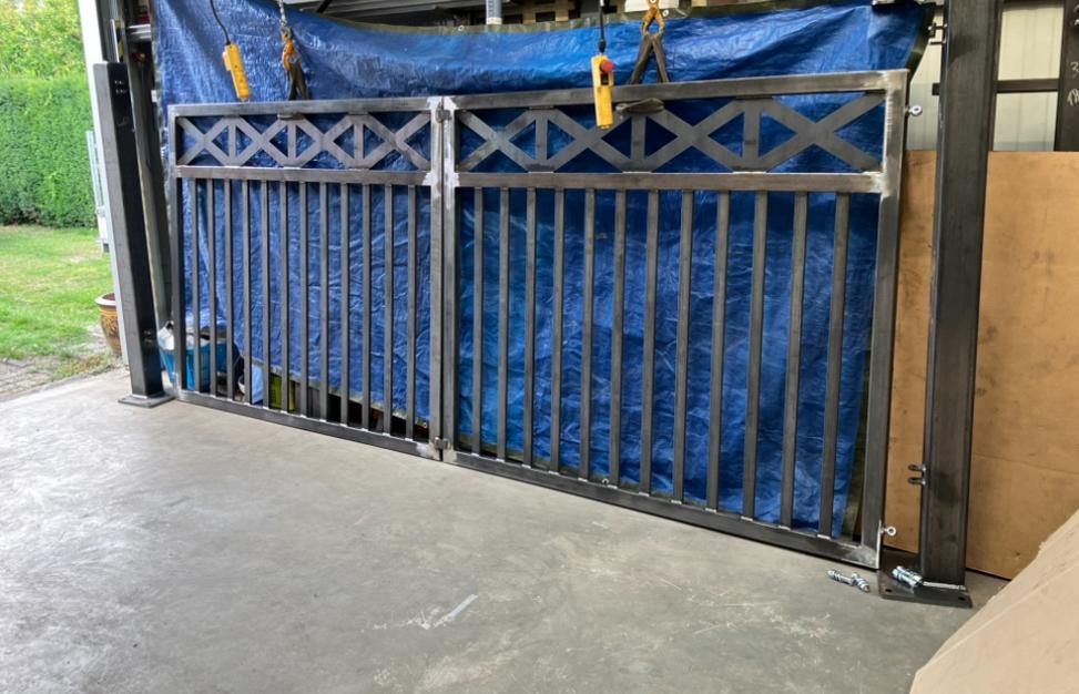 Nieuwe poort hekwerk 350 cm, Tuin en Terras, Ophalen, Nieuw, IJzer, Sierhekwerk