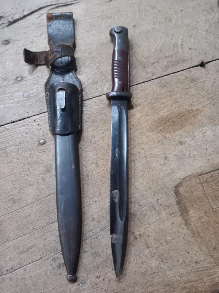 Baïonnette allemande 44 asw., Collections, Enlèvement
