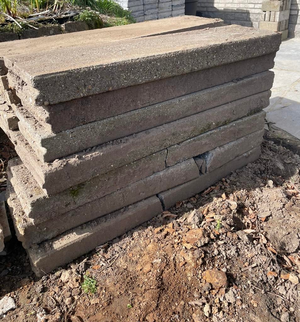 Boordstenen, Tuin en Terras, Ophalen, Gebruikt