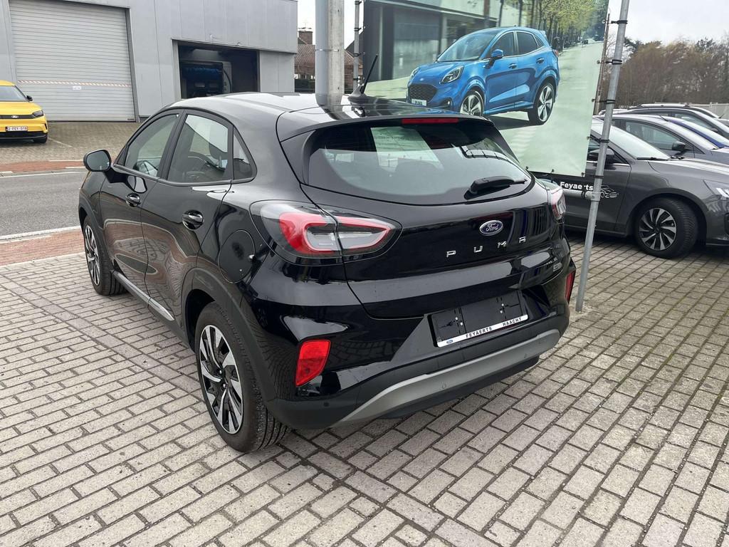 Ford Puma Ecoboost mHEV Titanium (bj 2024), Stof, Hybride Elektrisch/Benzine, 999 cc, Te koop