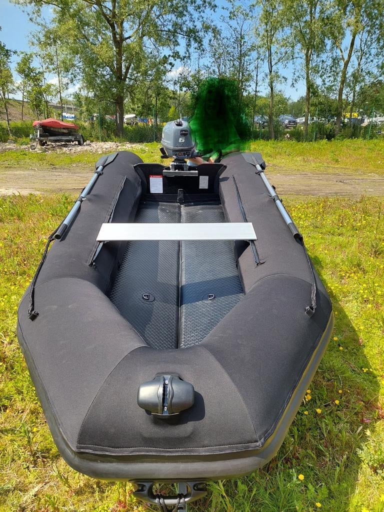 Rubberboot 3D Tender met strandtrailer, Watersport en Boten, Rubberboten, Ophalen, Yamaha