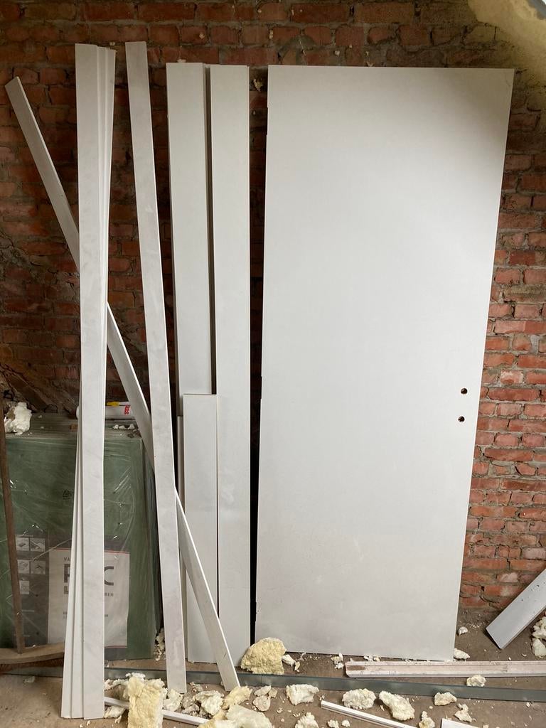 Nieuwe Binnendeur met chambrangs, Neuf, Porte intérieure, Enlèvement, 80 à 100 cm