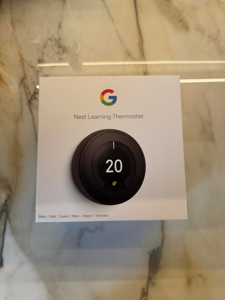 Google Nest Thermostaat, Doe-het-zelf en Bouw, Ophalen of Verzenden, Slimme thermostaat, Gebruikt