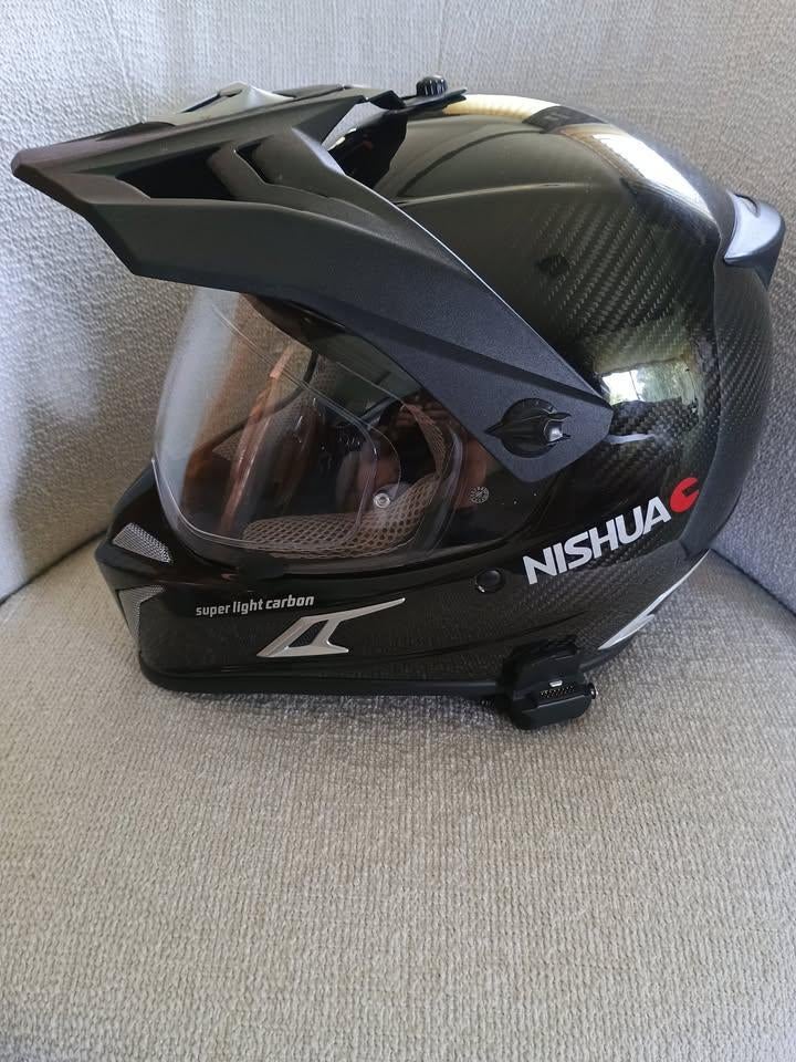 Casque Nishua Enduro Carbon, Autres marques, Seconde main, Casque off road, Enlèvement