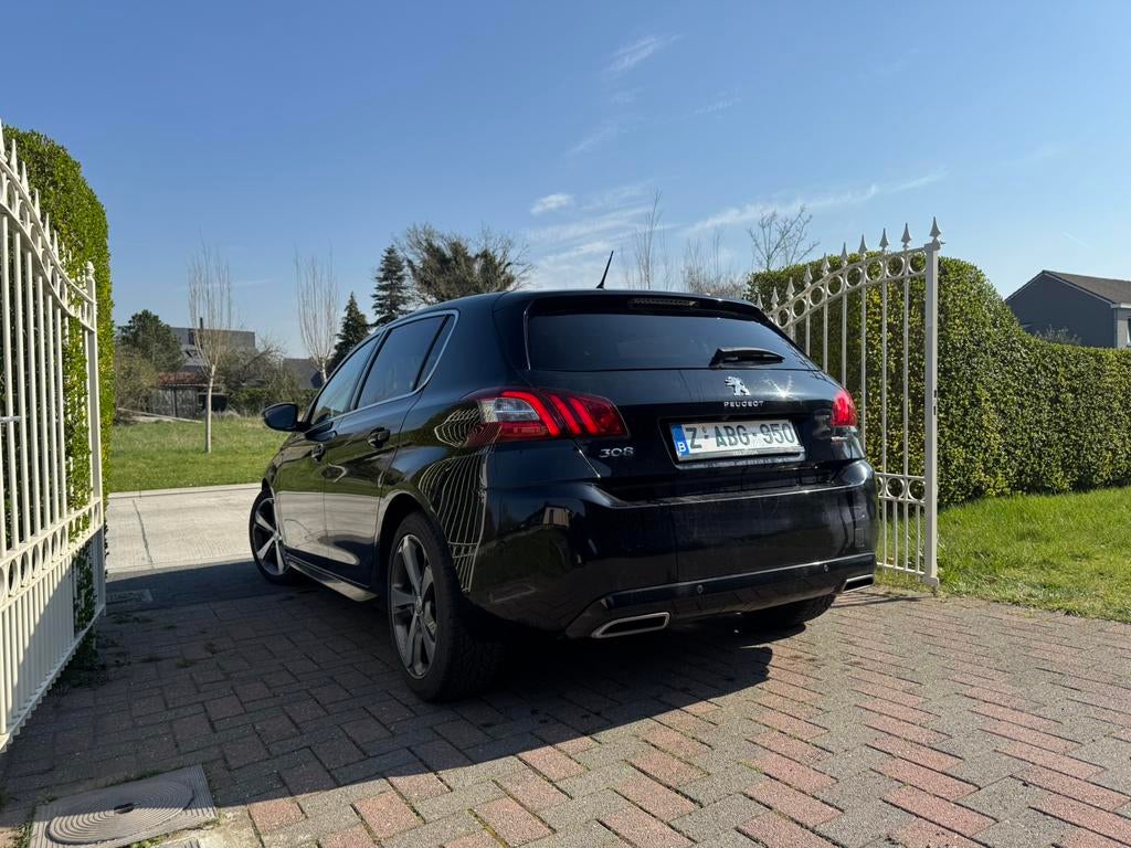 Peugeot 308 GT-Line!!Full Full Optie!!, Auto's, 1199 cc, Alcantara, Zwart, Bedrijf