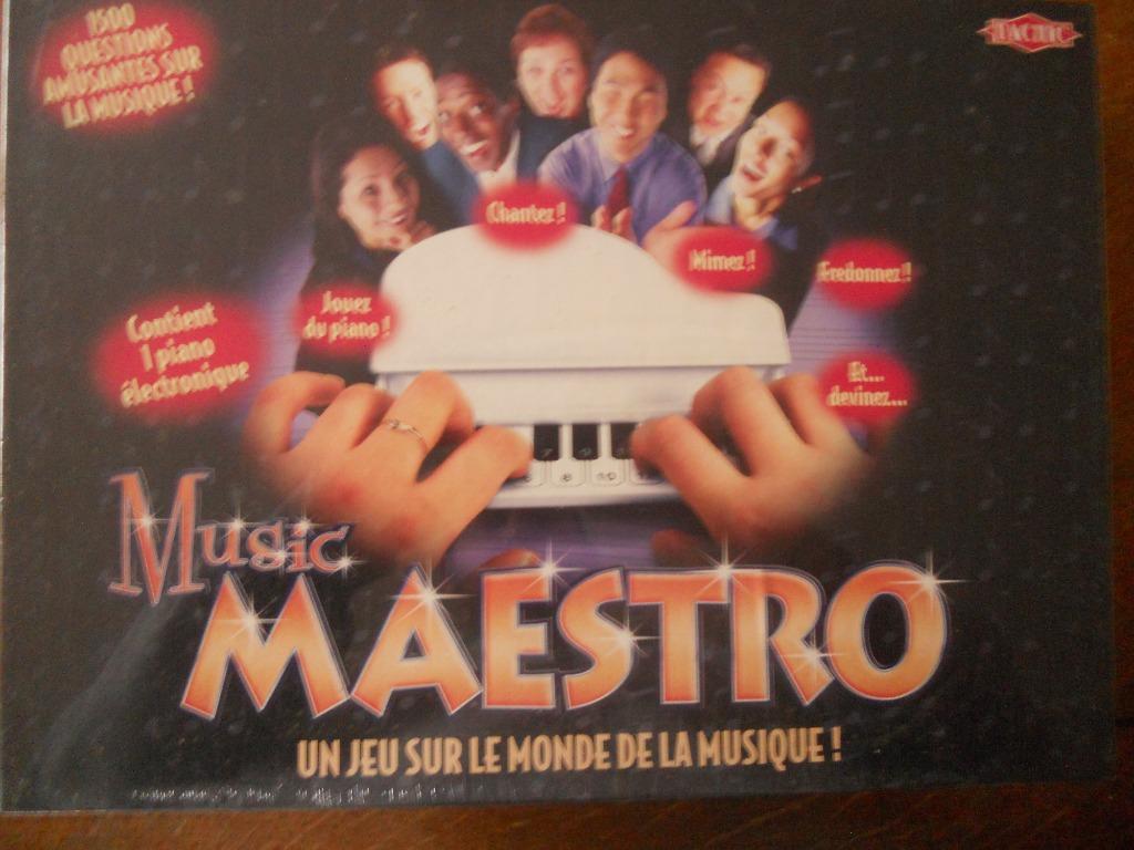 music maestro, Trois ou quatre joueurs, Enlèvement ou Envoi, Neuf, Tactic
