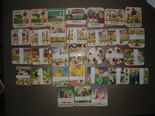 Apollinaris 1: 31 séries complète du football belge, Collections, Enlèvement ou Envoi, Comme neuf, Sous-bock