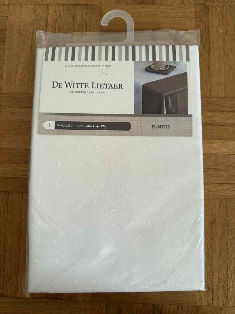Tafelkleed De witte lietaer NIEUW!, Enlèvement ou Envoi, Neuf, Rectangle, Intérieur