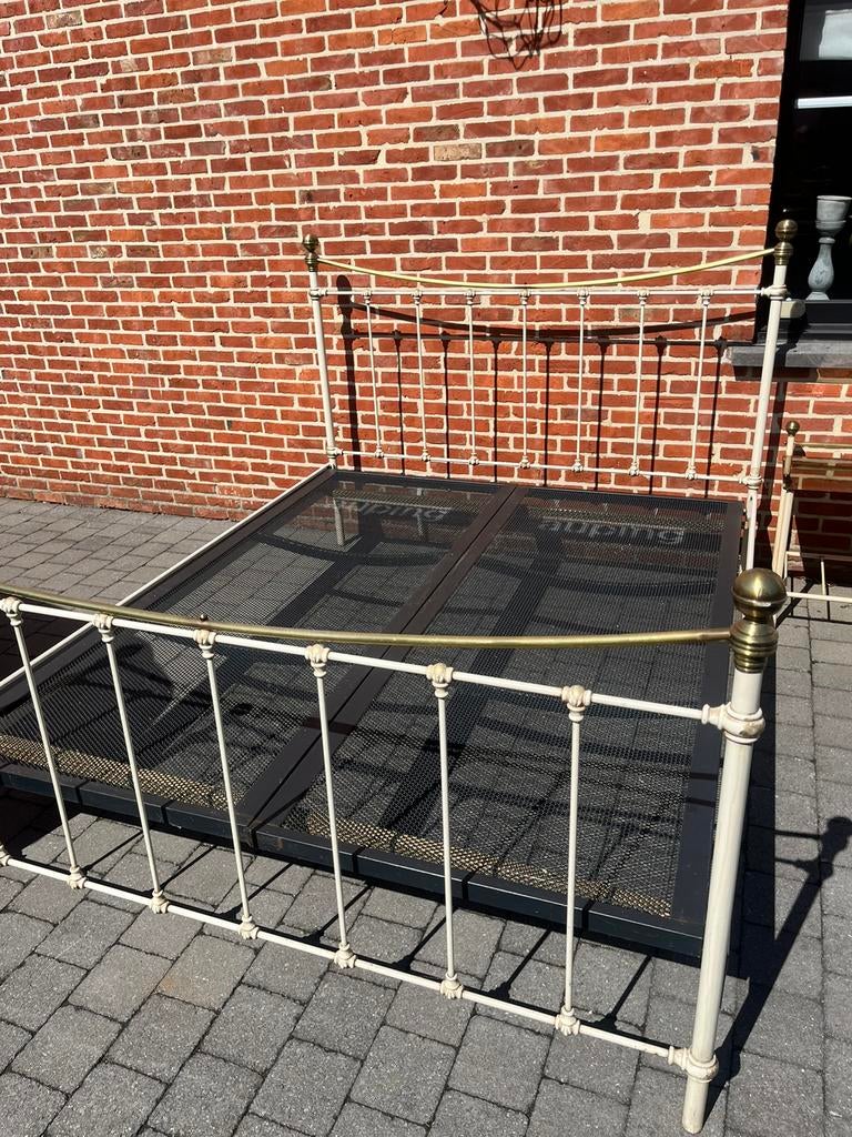 Koperen bed Auping + 2 nachtkastjes gratis, Huis en Inrichting, Slaapkamer | Bedden, Ophalen, 200 cm