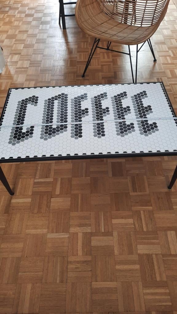 Table de salon mosaïque, Maison & Meubles, Enlèvement, Comme neuf