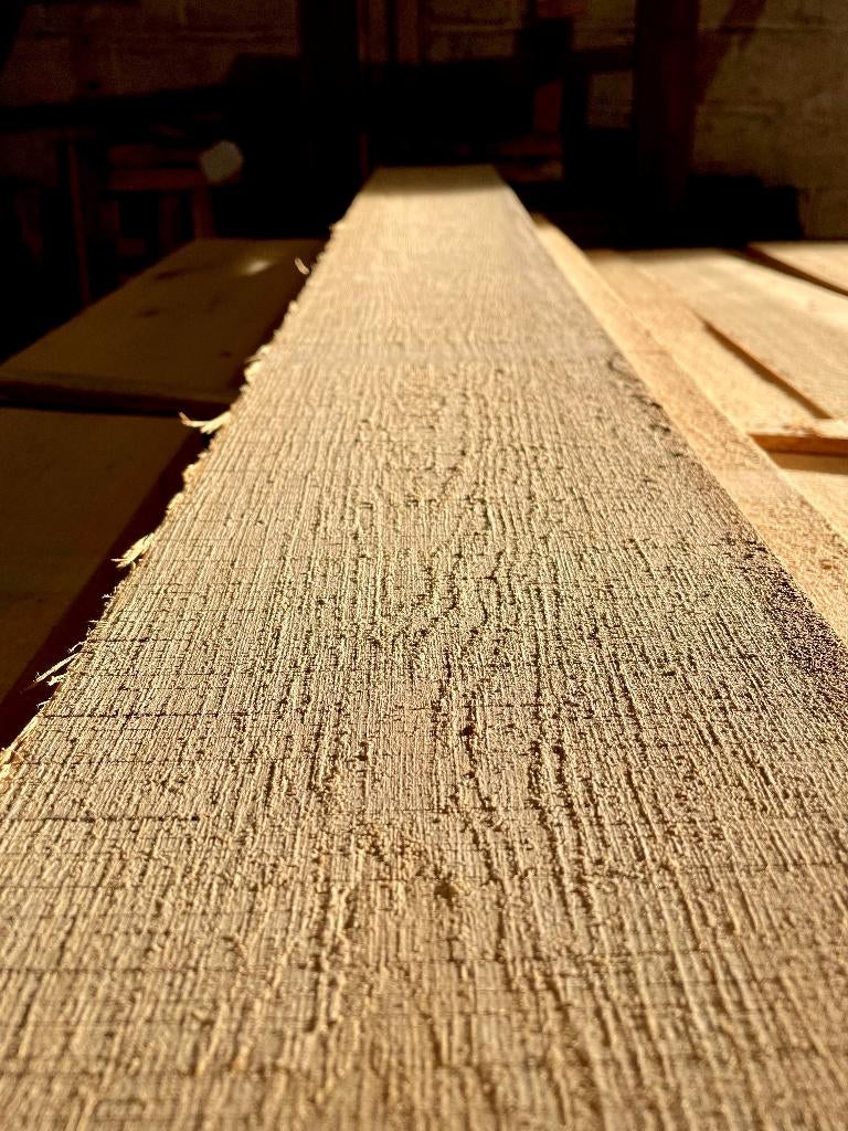 ACTIE ! Eiken planken fijnbezaagd 27x200mm / 300cm, Doe-het-zelf en Bouw, Hout en Planken, 25 tot 50 mm, Eiken, Nieuw, Ophalen of Verzenden