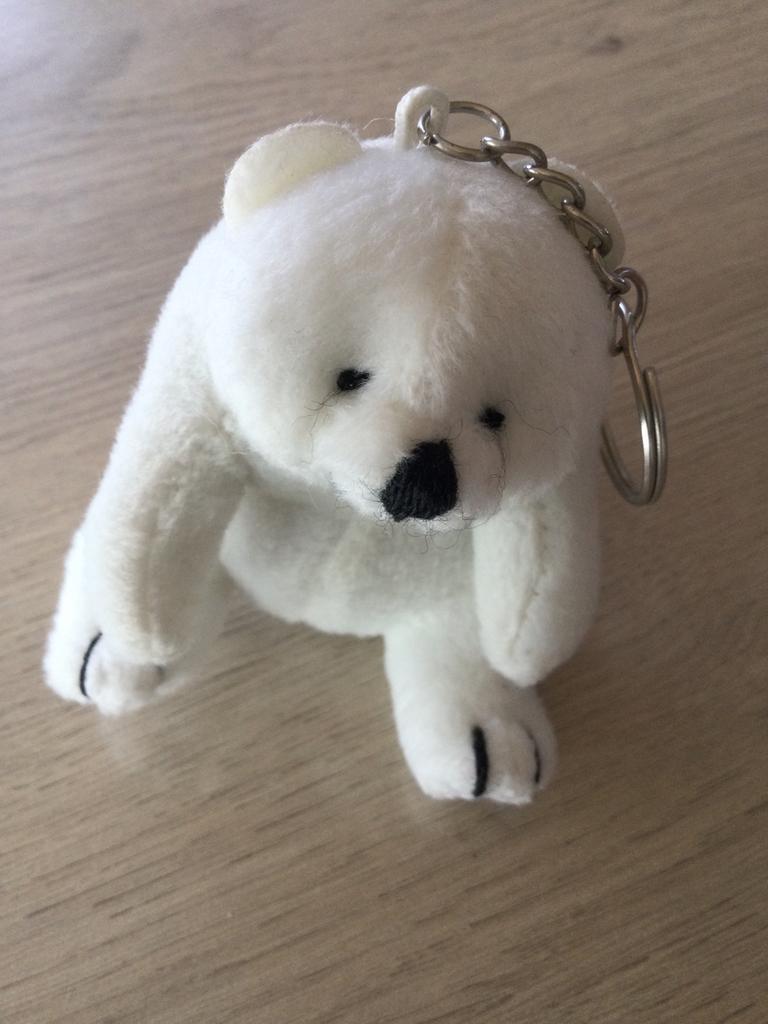 Sleutelhanger pluchen ijsbeer, Enlèvement ou Envoi