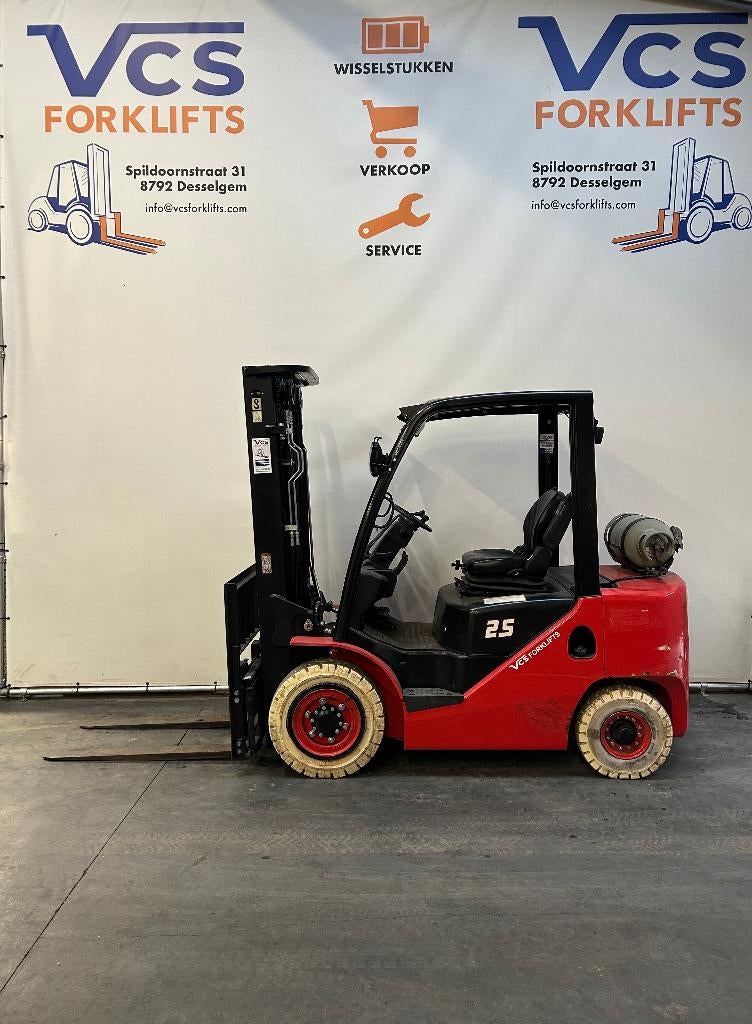 LPG heftruck: 2.5t HANGCHA - Zo goed als nieuw!, Zakelijke goederen, Hangcha, Heftruck, 2000 tot 3000 kg, Ophalen