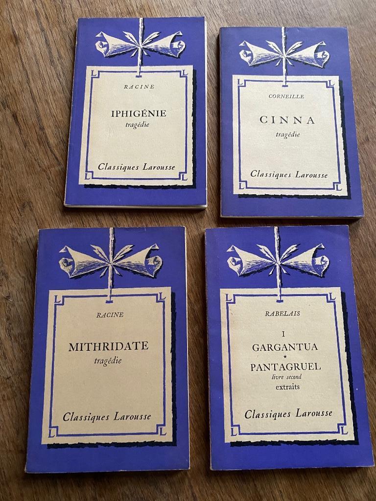 Rabelais Racine Corneille Classique Larousse très anciens, Gelezen, België, Verzenden, Racine Corneille Rabelais