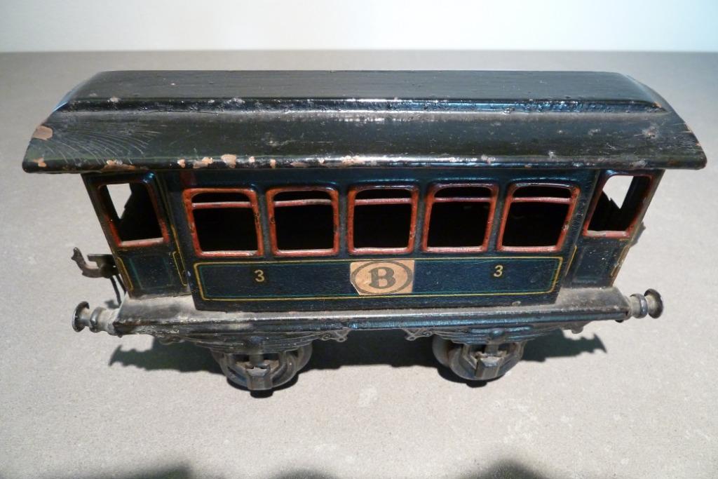 Ancien Wagon Miniature BAVARIA Longueur 23 cm., Collections, Enlèvement, Train, Modèle réduit
