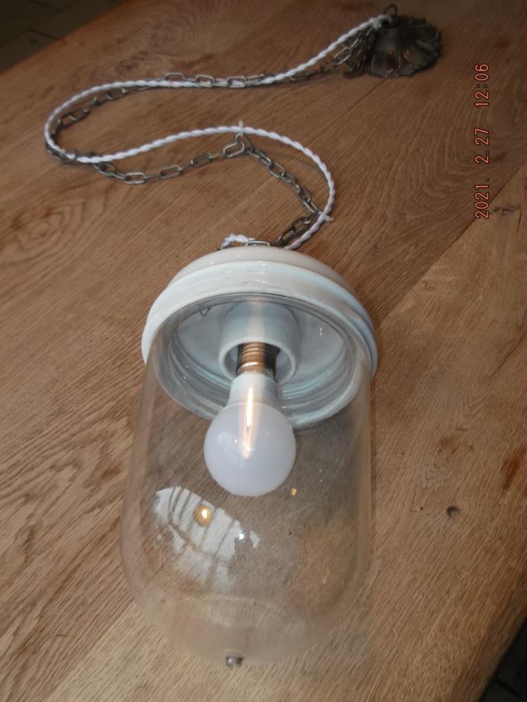 Lampe suspension Emaillée, Antiquités & Art, Enlèvement ou Envoi