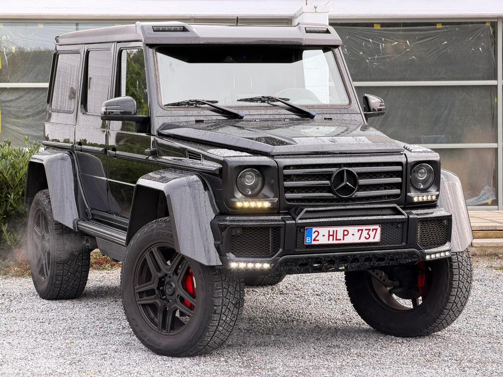 MERCEDES G 500 4X4 2. QADRAAD  LICHTE VRACHT 189 EURO TAX, Auto's, Bestelwagens en Lichte vracht, Automaat, 4000 cc, Zwart, Mercedes-Benz