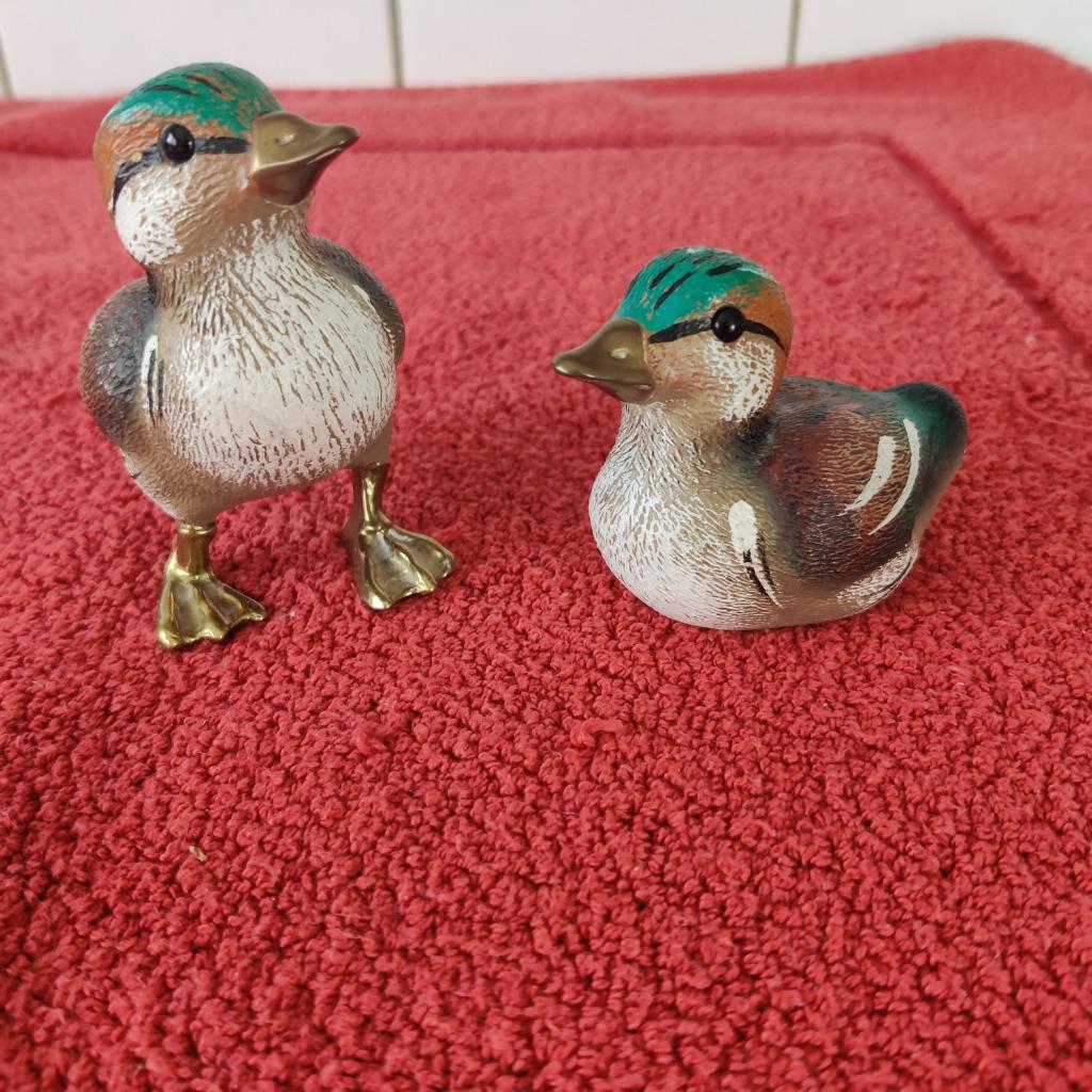 2 canards Malevolti, Collections, Statues & Figurines, Comme neuf, Animal, Enlèvement