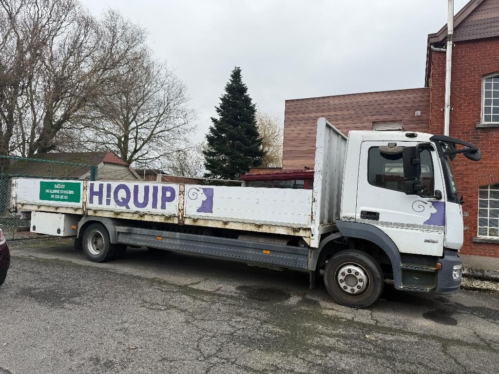 Mercedes-Benz Atego 967PKX2, Automaat, Stof, Euro 6, Wit