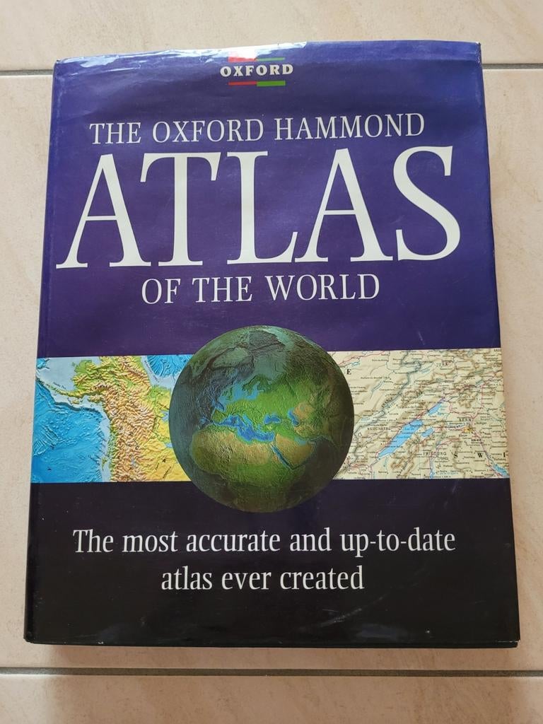 De Oxford Hammond Atlas van de wereld, Ophalen of Verzenden, Zo goed als nieuw