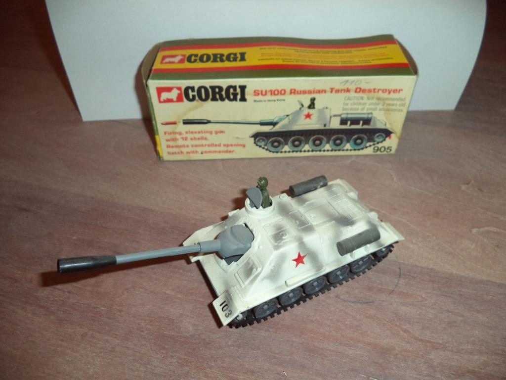 Corgi Toys SU russian tank destroyer, Ophalen of Verzenden