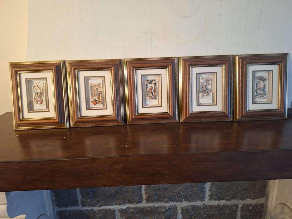 5 3D schilderijen Anton pieck, Ophalen