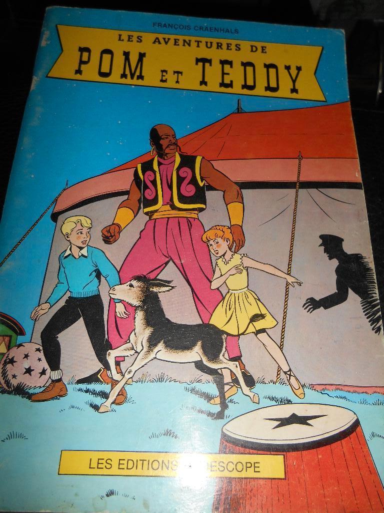 Les av de Pom et Teddy en n&bl éd Bedescope eo, Livres, Enlèvement ou Envoi